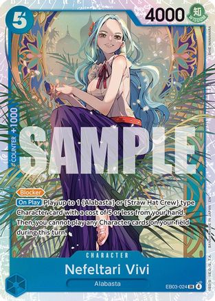 Nefeltari Vivi (024) (EB03-024) - Extra Booster: One Piece Heroines Edition Foil - Card Brawlers