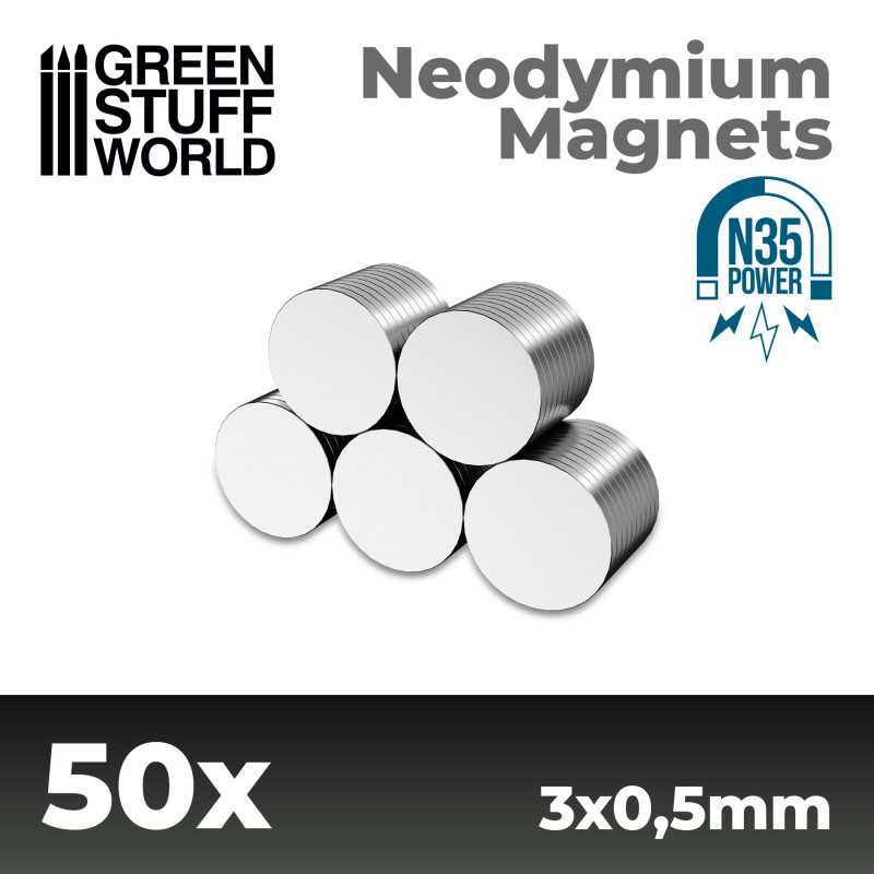 Green Stuff World - Neodymium Magnets N35 - Green Stuff World - Card Brawlers | Quebec | Canada |