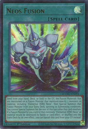 Neos Fusion (MAMO-EN094) - Magnificent Monsters 1st Edition - Card Brawlers