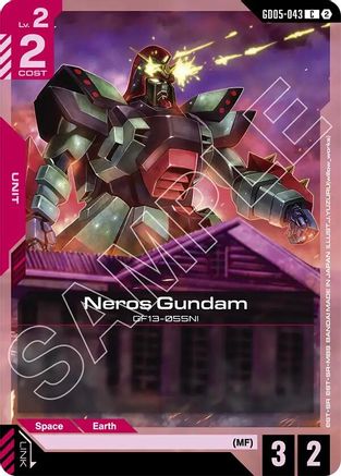Neros Gundam (GD05-043) - Freedom Ascension - Card Brawlers