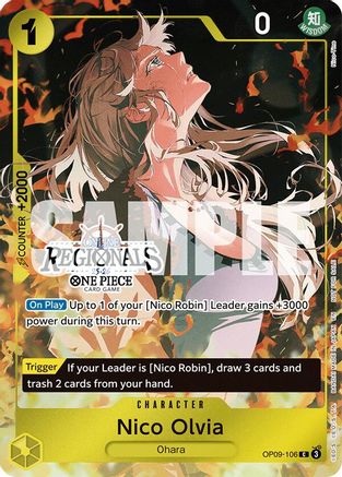 Nico Olvia (Online Regional Participation Pack 2025 Vol.1) (OP09-106) - One Piece Promotion Cards Foil - Card Brawlers