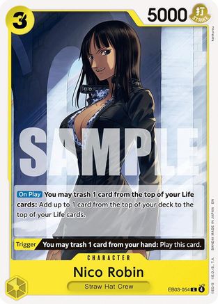 Nico Robin (054) (EB03-054) - Extra Booster: One Piece Heroines Edition - Card Brawlers