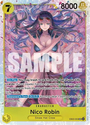 Nico Robin (055) (EB03-055) - Extra Booster: One Piece Heroines Edition Foil - Card Brawlers