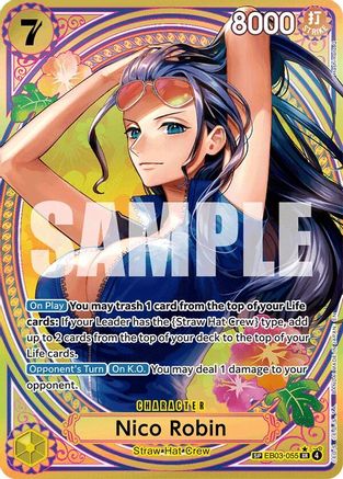 Nico Robin (055) (SP) (EB03-055) - Extra Booster: One Piece Heroines Edition Foil - Card Brawlers