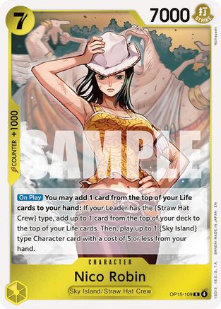 Nico Robin (OP15-109) (OP15-109) - Adventure on Kami's Island Foil - Card Brawlers