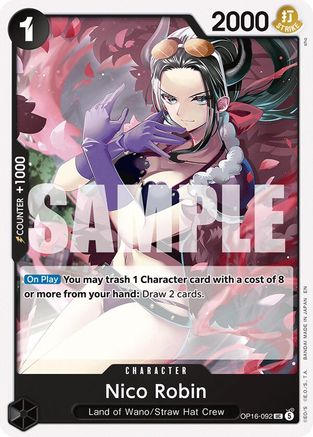Nico Robin (OP16-092) - The Time of Battle - Card Brawlers