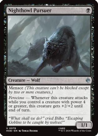 Nighthowl Pursuer (HOB-078) - The Hobbit Foil - Card Brawlers