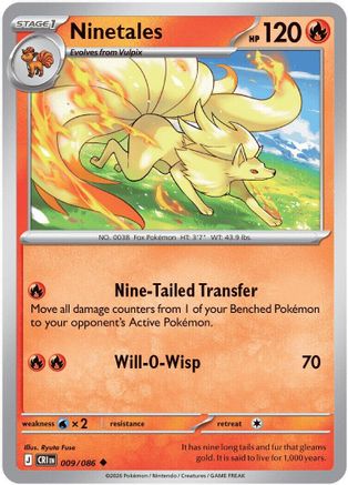 Ninetales (009/null) [ME04 Chaos Rising] - Card Brawlers