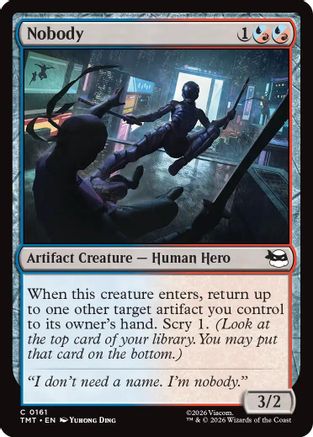 Nobody (TMT-161) - Teenage Mutant Ninja Turtles - Card Brawlers