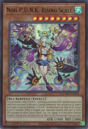 Noh-P.U.N.K. Rising Scale (MAMO-EN058) - Magnificent Monsters 1st Edition - Card Brawlers