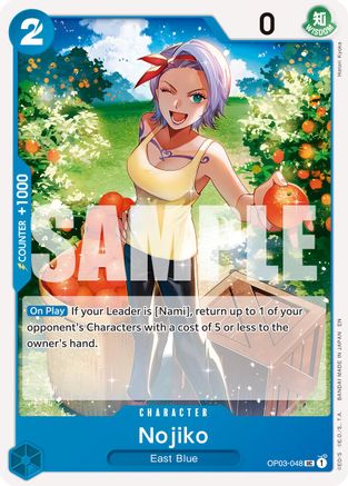 Nojiko (Reprint) (OP03-048) - Premium Booster -The Best- Vol. 2 - Card Brawlers