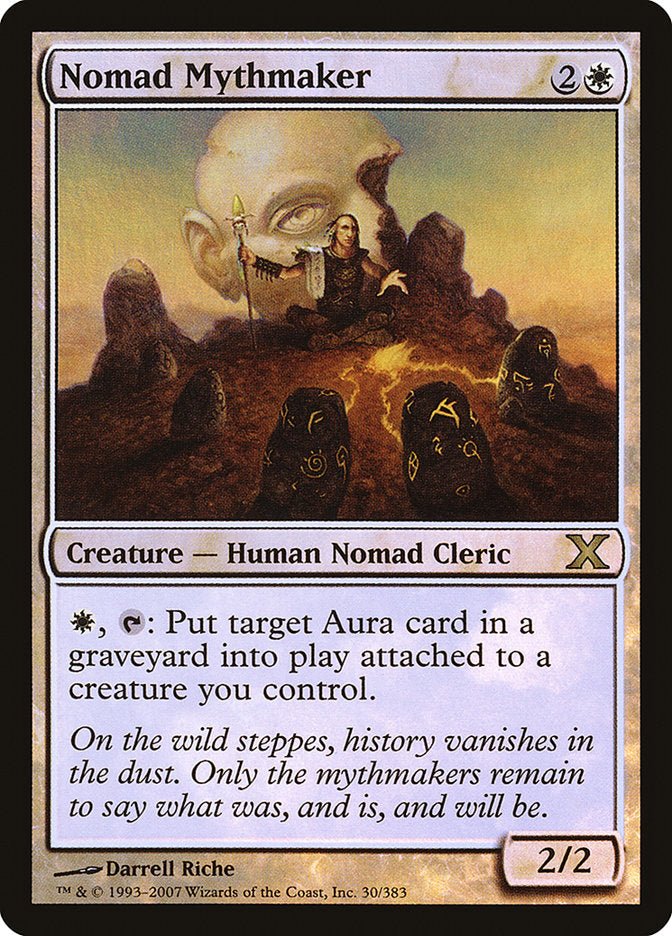 Nomad Mythmaker (Premium Foil) [Tenth Edition] - Card Brawlers