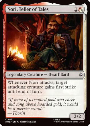 Nori, Teller of Tales (HOB-161) - The Hobbit - Card Brawlers