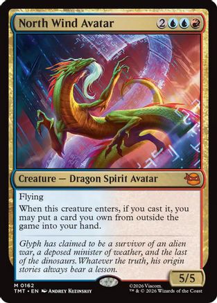 North Wind Avatar (TMT-162) - Teenage Mutant Ninja Turtles Foil - Card Brawlers