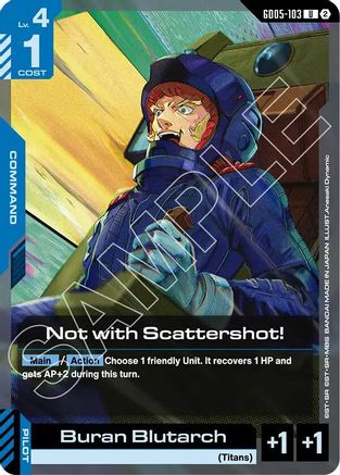 Not with Scattershot! (GD05-103) - Freedom Ascension - Card Brawlers