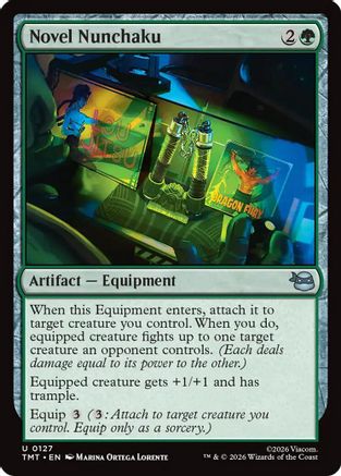Novel Nunchaku (TMT-127) - Teenage Mutant Ninja Turtles Foil - Card Brawlers