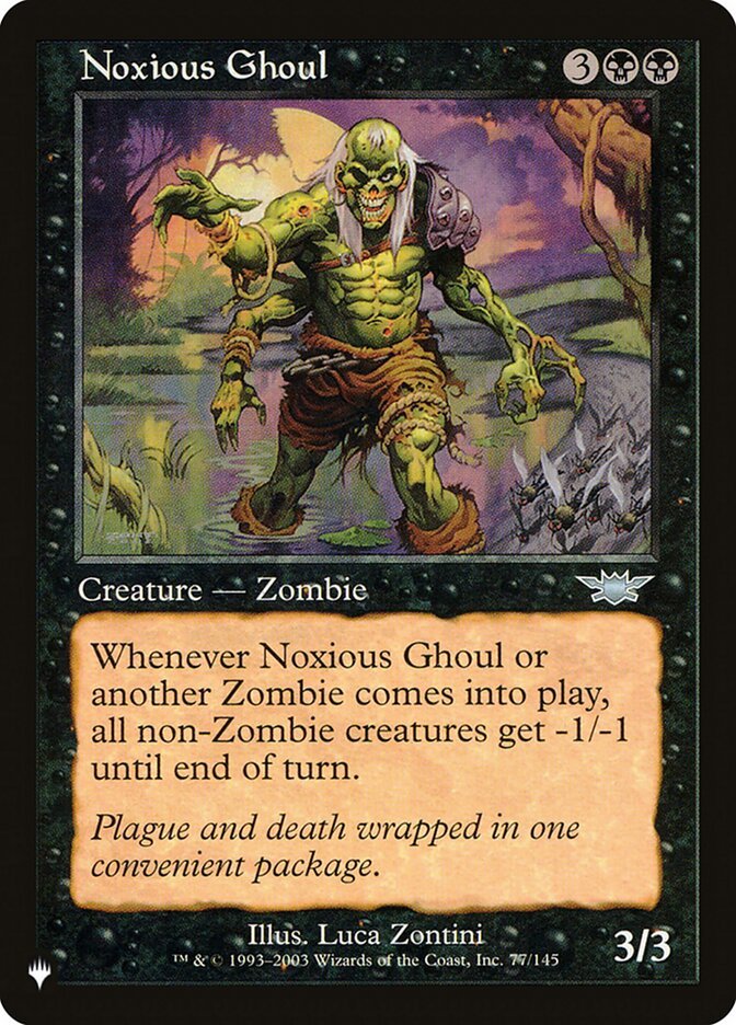Noxious Ghoul [The List] - Card Brawlers