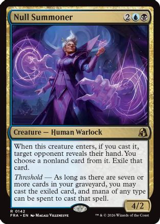 Null Summoner (FRA-142) - Reality Fracture Foil - Card Brawlers