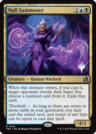 Null Summoner (PPFRA-142) - Promo Pack: Reality Fracture Foil - Card Brawlers