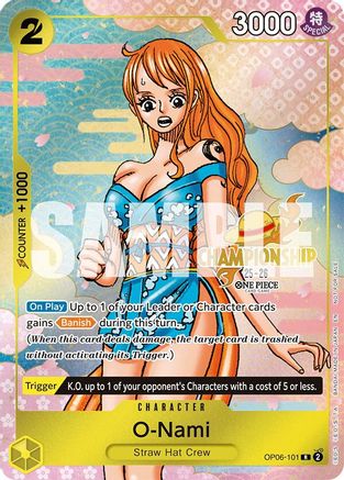 O-Nami (CS 25-26 Event Pack) (OP06-101) - One Piece Promotion Cards Foil - Card Brawlers