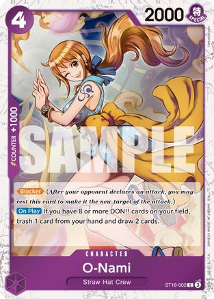 O-Nami (Pirate Foil) (ST18-002) - Premium Booster -The Best- Vol. 2 Foil - Card Brawlers
