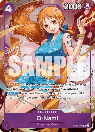 O-Nami - ST18-002 (Dash Pack) (ST18-002) - Extra Booster: One Piece Heroines Edition Foil - Card Brawlers