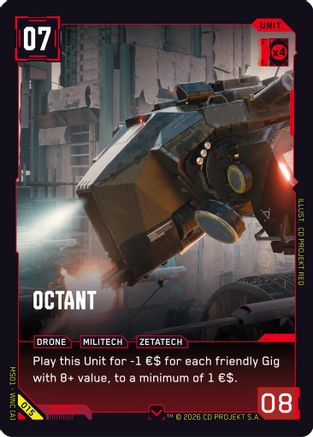 Octant (015) - Welcome to Night City Retail - Card Brawlers