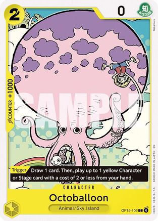 Octoballoon (OP15-106) - Adventure on Kami's Island - Card Brawlers