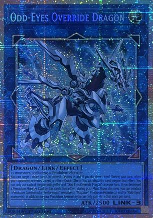 Odd-Eyes Override Dragon (Starlight Rare) (LAVD-ENO38) - Legendary Arc-V Decks 1st Edition - Card Brawlers