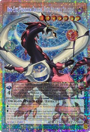 Odd-Eyes Pendulum Dragon, Four Heavenly Dragons (Starlight Rare) (Extended Art) (MAMO-EN013) - Magnificent Monsters 1st Edition - Card Brawlers