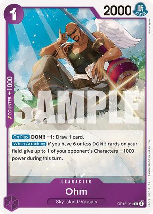 Ohm (OP15-061) - Adventure on Kami's Island Foil - Card Brawlers