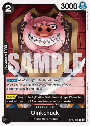 Oinkchuck (OP14-082) - The Azure Sea's Seven - Card Brawlers