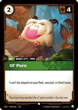 Ol' Poro (029/166) - Vendetta Foil - Card Brawlers