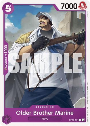 Older Brother Marine (OP16-061) - The Time of Battle - Card Brawlers