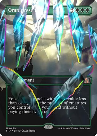 Omnipresence (Borderless) (Facet Foil) (0459) (FRA-459) - Reality Fracture Foil - Card Brawlers