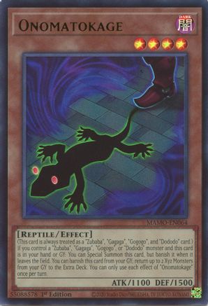 Onomatokage (MAMO-EN064) - Magnificent Monsters 1st Edition - Card Brawlers