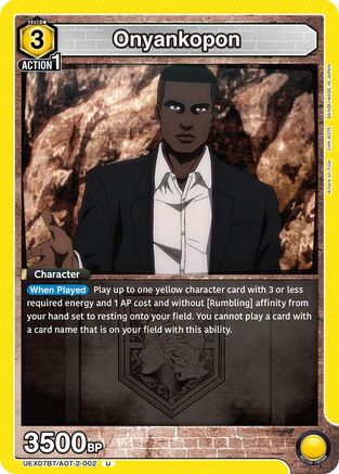 Onyankopon (UEX07BT/AOT-2-002) - UEX07BT Attack on Titan Vol 2 - Card Brawlers