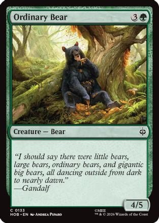 Ordinary Bear (HOB-133) - The Hobbit Foil - Card Brawlers