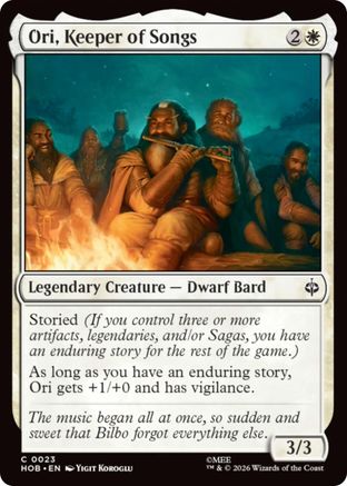 Ori, Keeper of Songs (HOB-023) - The Hobbit - Card Brawlers
