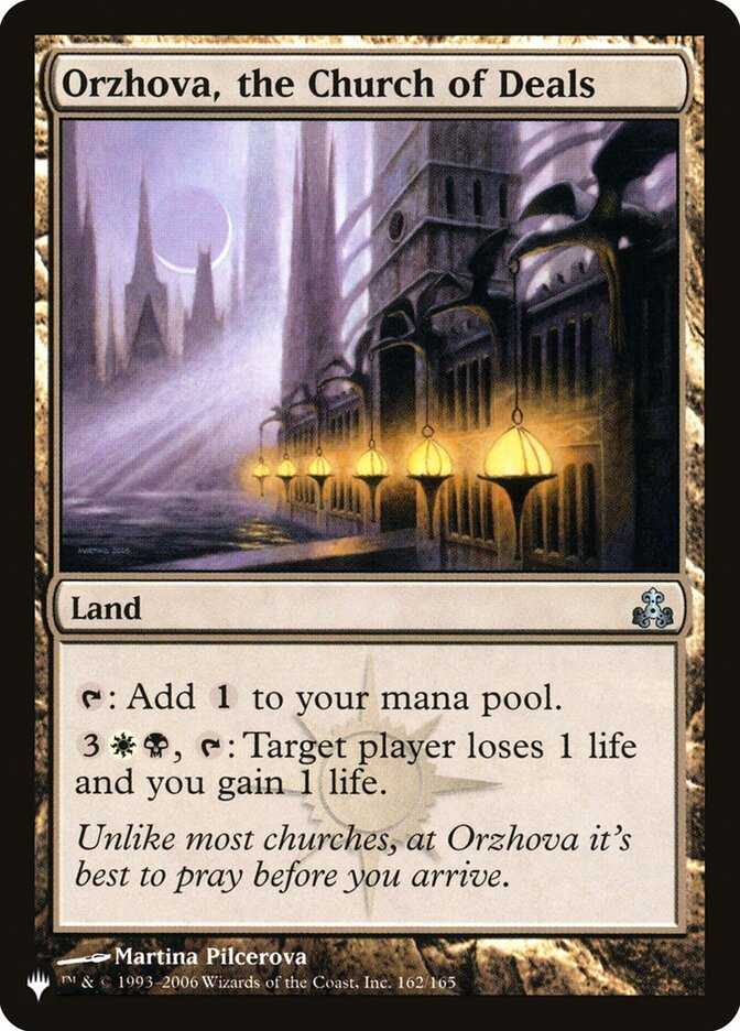 Orzhova, the Church of Deals [The List] - Card Brawlers