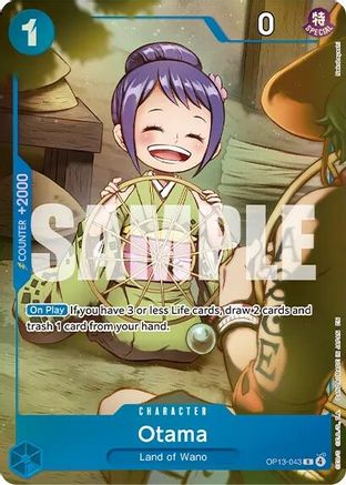 Otama (Premium Card Collection -Best Selection Vol. 6-) (OP13-043) - One Piece Promotion Cards Foil - Card Brawlers