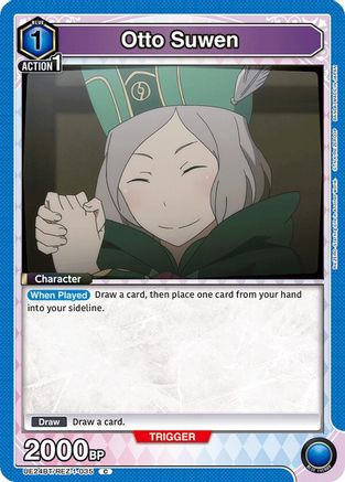 Otto Suwen (UE24BT/REZ-1-035) - UE24BT ReZERO Starting Life in Another World - Card Brawlers