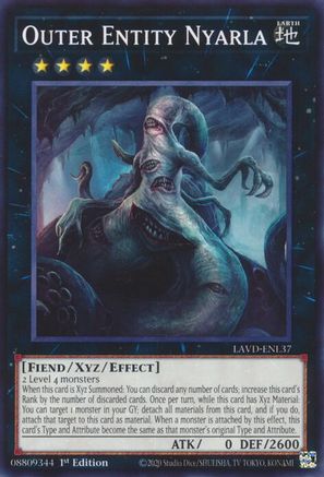 Outer Entity Nyarla (LAVD-ENL37) - Legendary Arc-V Decks 1st Edition - Card Brawlers