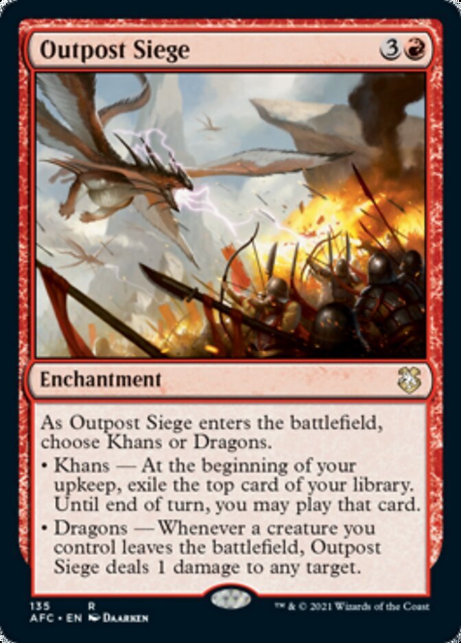 Outpost Siege [Dungeons & Dragons: Adventures in the Forgotten Realms Commander] - Card Brawlers