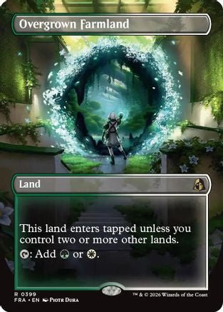 Overgrown Farmland (Borderless) (FRA-399) - Reality Fracture - Card Brawlers