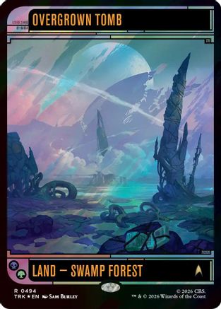 Overgrown Tomb (Surge Foil) (TRK-494) - Star Trek Foil - Card Brawlers