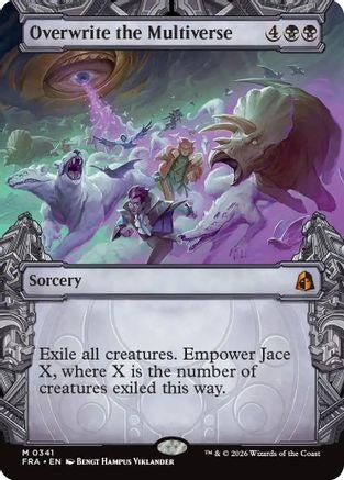 Overwrite the Multiverse (Showcase) (FRA-341) - Reality Fracture Foil - Card Brawlers