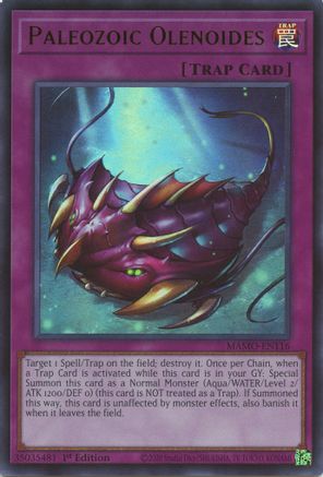 Paleozoic Olenoides (MAMO-EN116) - Magnificent Monsters 1st Edition - Card Brawlers