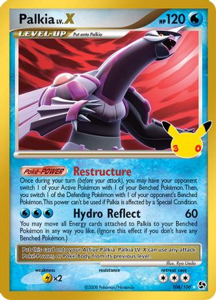 Palkia LV.X (106/null) - Holofoil [ME 30th Celebration Classic Collection] - Card Brawlers