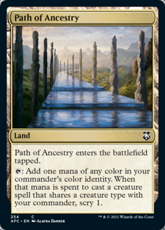 Path of Ancestry [Dungeons & Dragons: Adventures in the Forgotten Realms Commander] - Card Brawlers